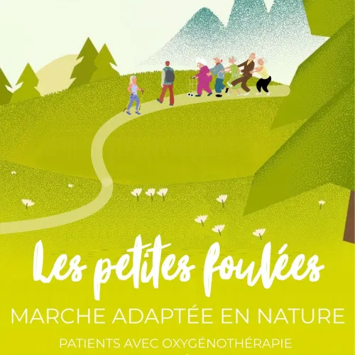 Les petites foulées - programme de marche en nature encadrée pour les insuffisants respiratoires